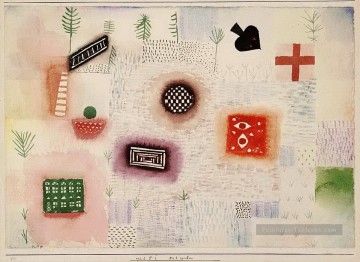 placer cliché Tableau Peinture - Placer des signes Paul Klee